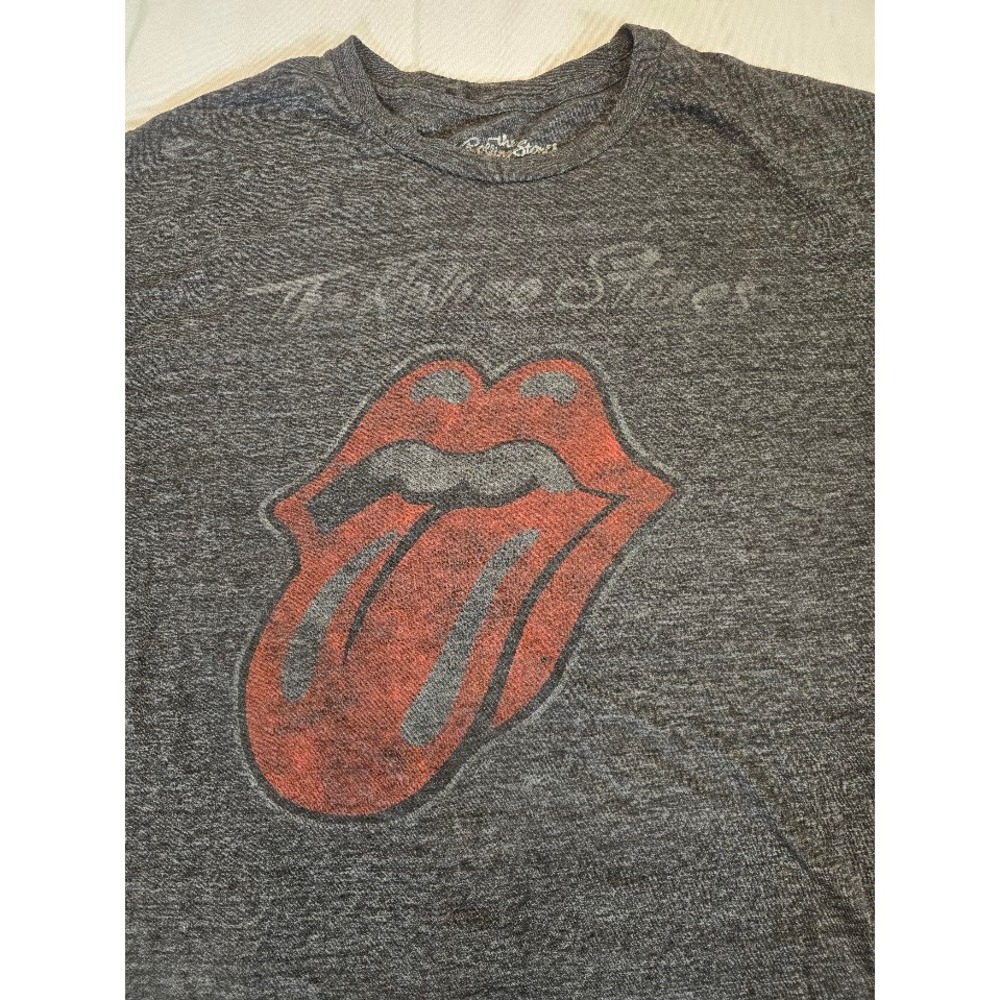 Rolling Stones Graphic T-Shirt Tongue Logo Rock Band Tee 2XL‎